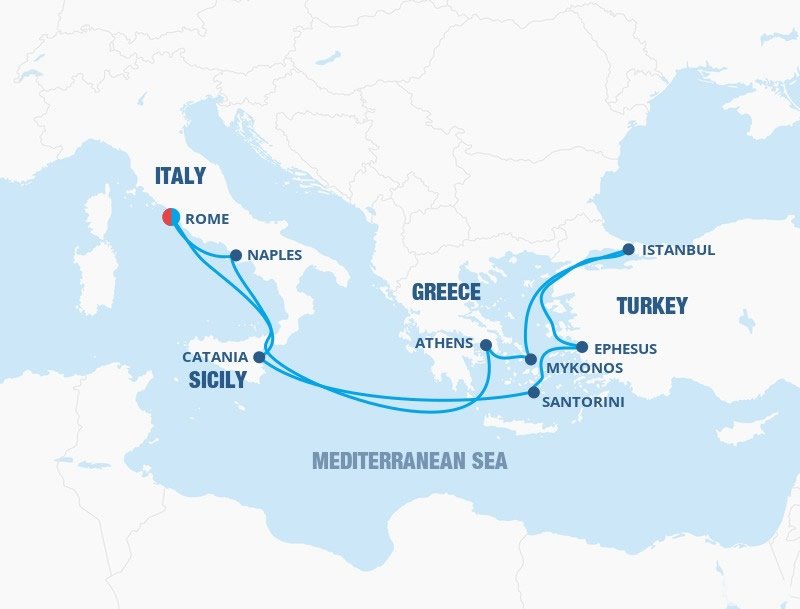 celebrity cruise greece