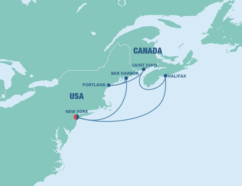 cruises from nyc to new england